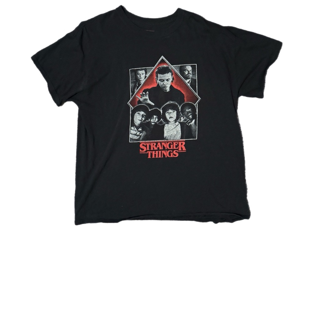 Black Stranger Things Graphic Tee
